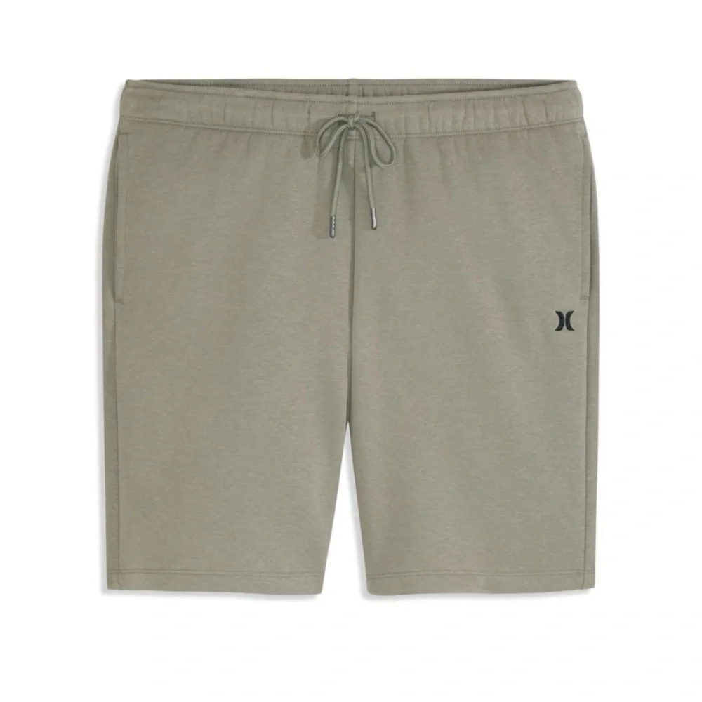 Men's Hurley Fleece Lined Green Casual Shorts